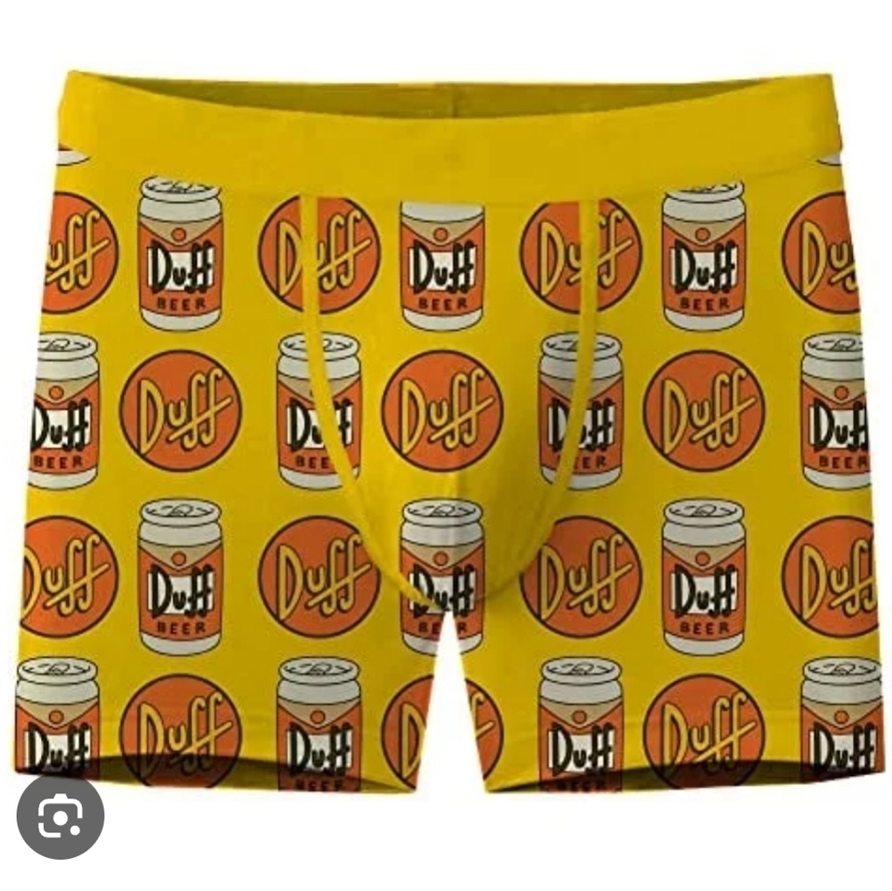 NWOT The Simpsons Duff Beer Themed Boxer Briefs Size‎ 3XL B75